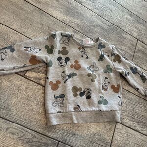 Disney Kids Mickey Mouse Gray Sweatshirt 5T